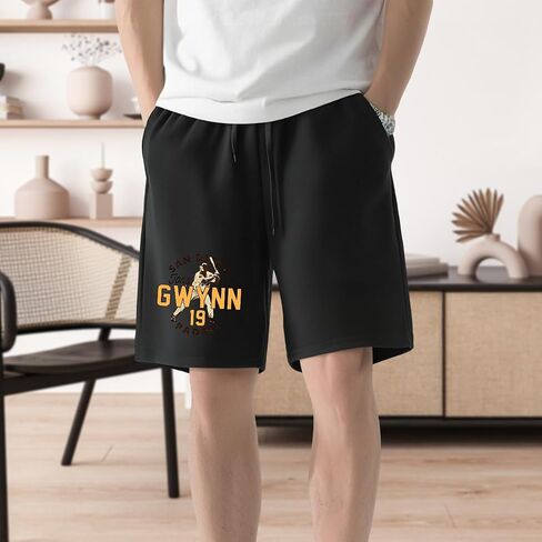 Men's Casual Shorts,Tony Gwynn Padres,Summer Pants Beach Drawstring Shorts in Kuwait