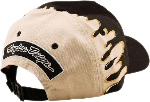 Troy Lee Designs - Finish LINE Unstructured Curved Snapback; Black/Pumice OSFA in Kuwait