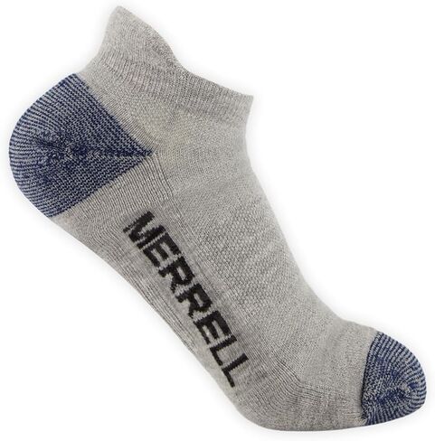 Merrell Unisex 3-pack Trekker Outdoor Low Cut Socks, Wool Blend Moisture Wicking Hiking Socks in Saudi Arabia