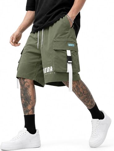 xyxiongmao hip hop jogger men shorts shors cargo slacks تكتيكي سراويل التكنولوجيا in Kuwait