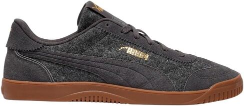 PUMA Mens Club 5V5 Lux Wool Lace Up Sneakers Shoes Casual - Grey in Kuwait
