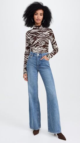 alice + olivia Women's Weezy Full Length Jeans in Saudi Arabia