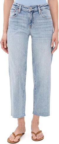 DAZE Women's Low Rise Straight Crop Jeans in Saudi Arabia