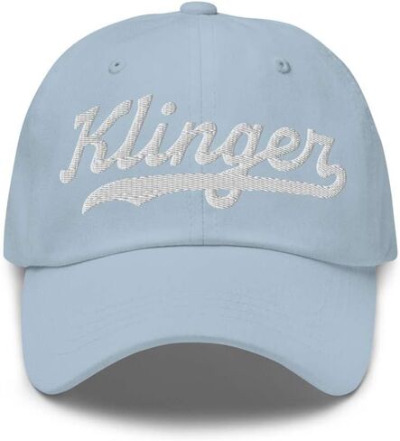 Klinger Hat Klinger Baseball Hat Personalized Custom Last Name Cap Family Name Headwear Surname Cap Gift Unisex Adjustable in Kuwait