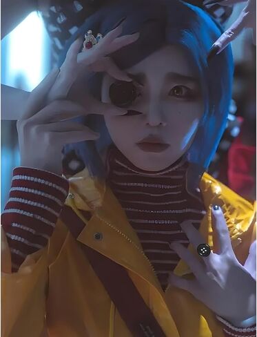 Button Eyes Ring Anime Cosplay Costume accessories Christmas Birthday Gift for Women Men and Fans in Saudi Arabia