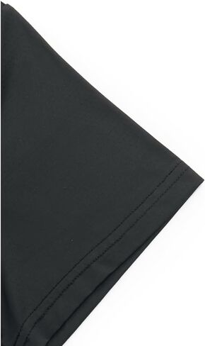 1pc Men's Quick-Dry Ice Cooling Short Sleeve T-Shirt - Breathable High-Elasti (Medium,Black) in Kuwait