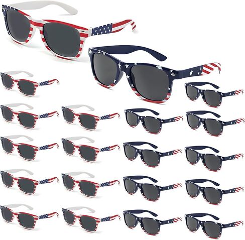 American Flag Sunglasses, 4th of July Accessories for women, USA Patriotic Sunglasses Bulk for Men in Kuwait