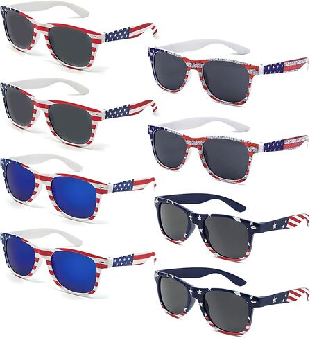 American Flag Sunglasses, 4th of July Accessories for women, USA Patriotic Sunglasses Bulk for Men in Kuwait