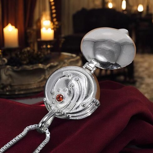 PRINCESS CUTENESS STORE Elena Gilbert Vervain 925 Sterling Silver Vampire Locket Pendant Necklace in Saudi Arabia