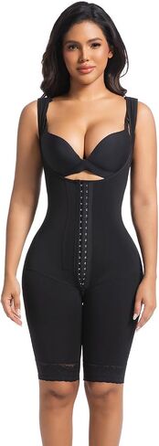 faja with built in bra for Women Tummy Control Post Surgery Full Body Shapewear Butt Lifter with Zipper Crotch in Kuwait