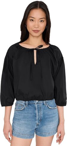 CeCe Long Sleeve Dropped Shoulder Bubble Top in Saudi Arabia