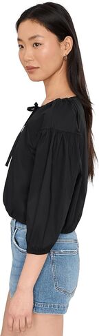 CeCe Long Sleeve Dropped Shoulder Bubble Top in Saudi Arabia