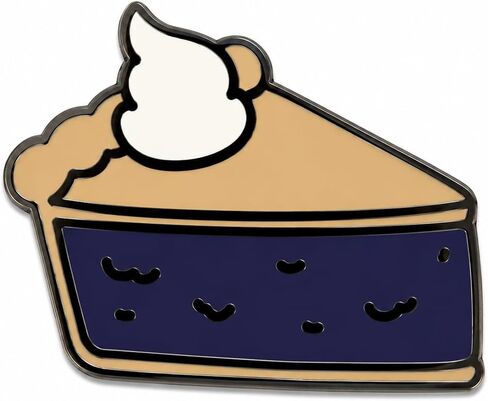 Kolorspun Pie Hard Enamel Pin in Kuwait