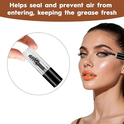 36 Pcs Empty Mascara Tubes with Wand (3ml), Refillable Eyelash Brow Tint Tubes, Travel Size Containers for Lash/Brow Oil, Eyebrow Shaping, Perm Aftercare in Saudi Arabia