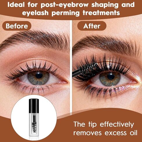 36 Pcs Empty Mascara Tubes with Wand (3ml), Refillable Eyelash Brow Tint Tubes, Travel Size Containers for Lash/Brow Oil, Eyebrow Shaping, Perm Aftercare in Saudi Arabia