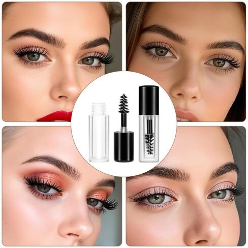 36 Pcs Empty Mascara Tubes with Wand (3ml), Refillable Eyelash Brow Tint Tubes, Travel Size Containers for Lash/Brow Oil, Eyebrow Shaping, Perm Aftercare in Saudi Arabia