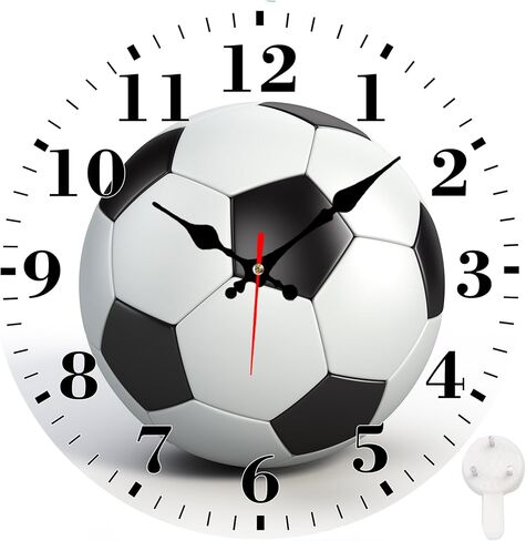 Identiy Lighthouse Coast Sunset Round Wall Clock Non-Ticking Battery Operated,12 Inch Silent Large Number Display Round Analog Wall Clock Decorative for Living Room,Bedroom,Office and Kitchen in Kuwait
