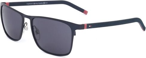 Tommy Hilfiger Men Th 1716/S Sunglasses, Blue Red/Gray, 57mm 16mm US in Kuwait
