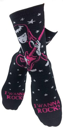 Emily the Strange Women's Fun Colorful Fashion Crew Socks Gift Box in Saudi Arabia