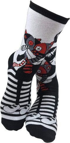 Emily the Strange Women's Fun Colorful Fashion Crew Socks Gift Box in Saudi Arabia