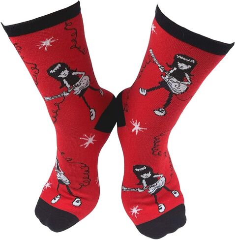 Emily the Strange Women's Fun Colorful Fashion Crew Socks Gift Box in Saudi Arabia