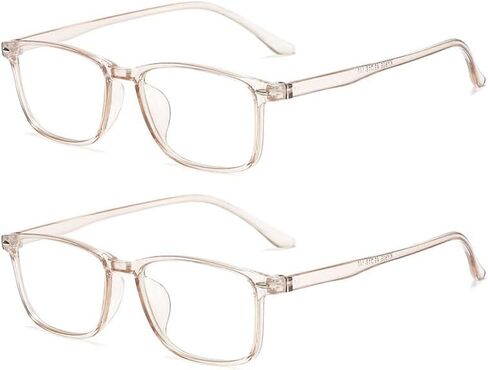 2 Pairs Nearsighted Distance Myopia Glasses for Women and Men, Lightweight Frame Driving Spectacles in Saudi Arabia