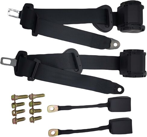 2PACK Universal Retractable Golf Cart Belts لـ GO KART UTV RV TRACK in Kuwait