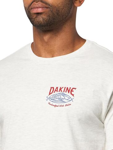 تي شيرت رجالي قصير الأكمام من Dakine - منكمش مسبقًا، مقاس عادي، شعار ناعم الملمس in Kuwait
