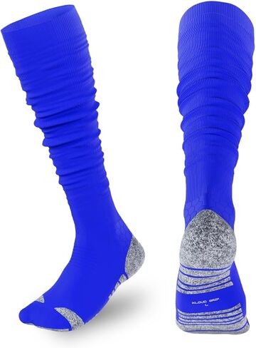 KUTFTBL Pre-Scrunched Football Socks with Built-In Elastic Bands, Moisture-Wicking Performance Fabric in Saudi Arabia