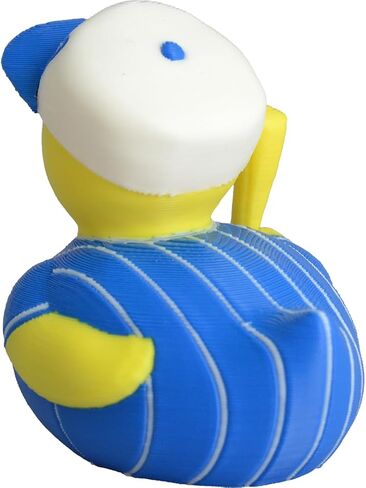 Chicago Baseball Duck/Wrigley Field with Bat/Blue & White Hard Plastic Figure in Saudi Arabia