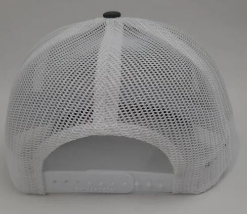 قبعة منحني بيل تراكر بايونير Seed مطرزة باللون الرمادي والأبيض الغني 112 قبعة Snapback in Kuwait