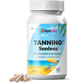 Tanning Pills for Men Women - Self Tan Capsules that Work Fast Without Sun - Natural Oral Melanin Supplement Pill for Sunless Healthy Tan Golden Glow - Gluten Free Vegan Non-GMO in Saudi Arabia