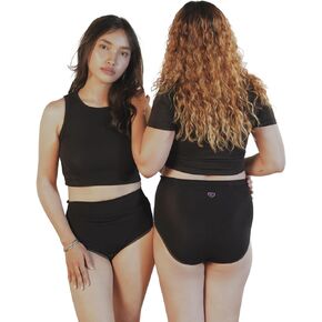 Women's Underwear Cotton Seamless High Waisted Panties for Women - High Rise, 2XL-3XL, Pack of 3, Pastel Assortment in Saudi Arabia