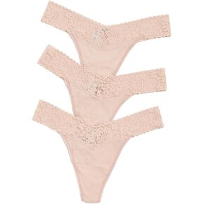 hanky panky Women's Dreamease Original Rise Thong 3 Pack in Kuwait
