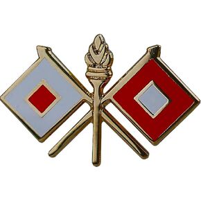 U.S. Army Military Signal Corps 1" Lapel Pin in Saudi Arabia