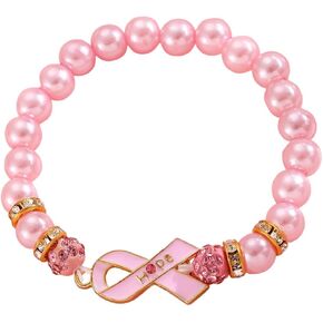 Breasts Cancers Bracelets for Breast Cancer Survivor Gifts for Women Pink Ribbon Bracelet Breast Cancer Awareness Accessories Comfort Gifts for Chemo Patient Inspirational Jewelry in Saudi Arabia