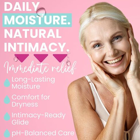 Hydro GYN Vaginal Moisturizer | Long Lasting for Intimacy & Vaginal Dryness | Hyaluronic Acid | Hormone Free | Pre and Post Menopausal | 4 oz Tube Includes Reusable Applicator (Pack of 2) in Saudi Arabia