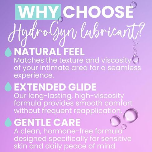 Hydro GYN Vaginal Moisturizer | Long Lasting for Intimacy & Vaginal Dryness | Hyaluronic Acid | Hormone Free | Pre and Post Menopausal | 4 oz Tube Includes Reusable Applicator (Pack of 2) in Saudi Arabia