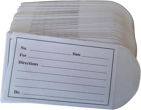 200 Pack Pill Envelopes for Medicine – Imprinted Prescription Envelopes 3.5" x 2.25", Self-Sealing Pill Pouches in Saudi Arabia
