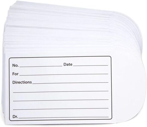 200 Pack Pill Envelopes for Medicine – Imprinted Prescription Envelopes 3.5" x 2.25", Self-Sealing Pill Pouches in Saudi Arabia
