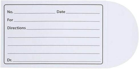 200 Pack Pill Envelopes for Medicine – Imprinted Prescription Envelopes 3.5" x 2.25", Self-Sealing Pill Pouches in Saudi Arabia