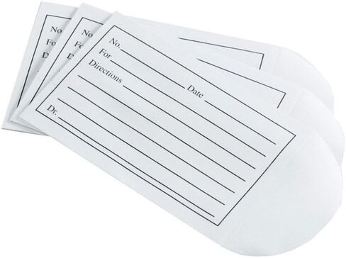 200 Pack Pill Envelopes for Medicine – Imprinted Prescription Envelopes 3.5" x 2.25", Self-Sealing Pill Pouches in Saudi Arabia