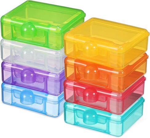 8 Pcs Small Pill Organizer Box Portable Vitamin Organizer Case with Moisture-Resistant Compartments Travel Medication Storage for Daily Use in Kuwait