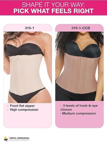Salome 315-1-CCB Waist Shaper for Women Fajas Cinturillas Colombianas Reductoras y Moldeadoras Cocoa S in Saudi Arabia