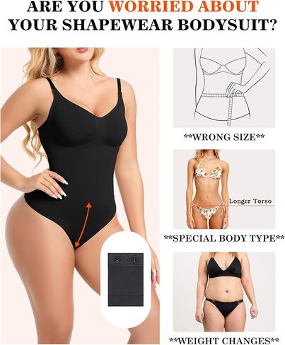 2PC-Bodysuit Extender 2 Snap For Women Adjustable Crotch Add 3" Length To Shapewear Bodysuit Crotch Extender in Saudi Arabia