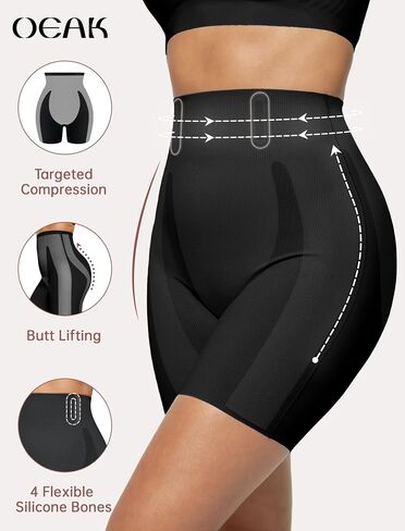 OEAK Womens Wireless Bras V Mesh Comfortable & Tummy Control Shapewear Black XL in Kuwait