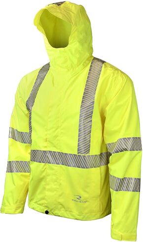 Radians Waterproof Lightweight Packable Raincoat, Green, X-Large, RW11-3ZGR-XL in Kuwait