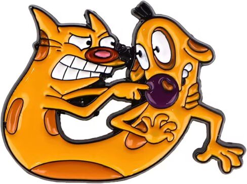 CatDog Cat Dog Cartoon TV Show 1.25" Enamel Pin Badge in Kuwait