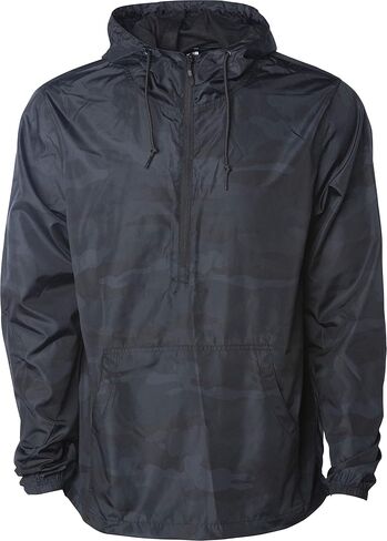 Independent Trading Co. Lightweight Windbreaker Pullover Jacket (EXP54LWP) -Black -3XL in Saudi Arabia