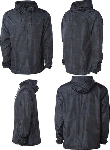 Independent Trading Co. Lightweight Windbreaker Pullover Jacket (EXP54LWP) -Black -3XL in Saudi Arabia